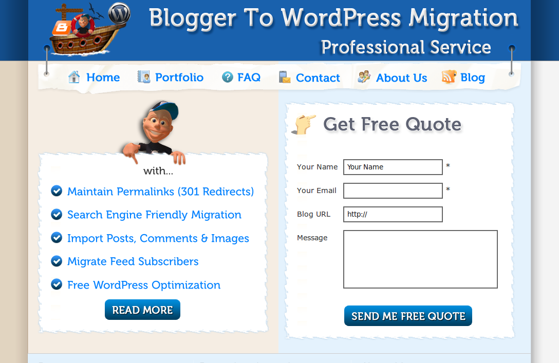 BloggerToWp – New Portal To Help Bloggers Get Going With WordPress