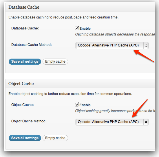 W3 Total Cache & APC W3-Total-Cache-APC-1