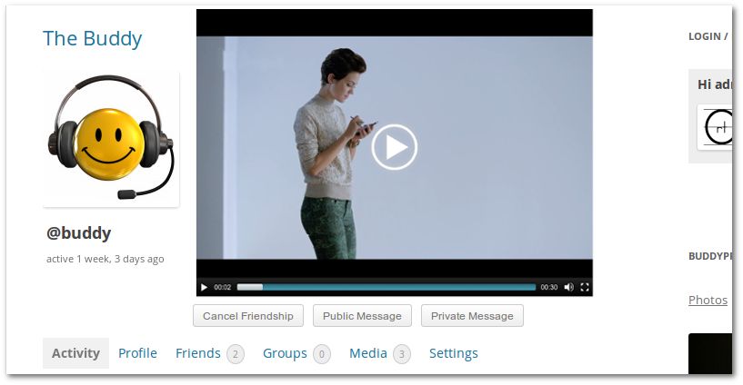 BuddyPress-Media 2.12 with featured media support released