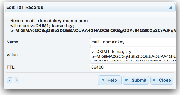 TXT-DKIM record-1