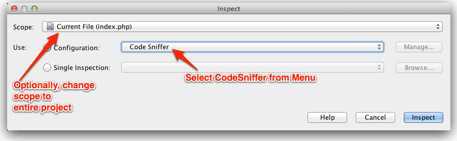 Condesniffer run in netbeans