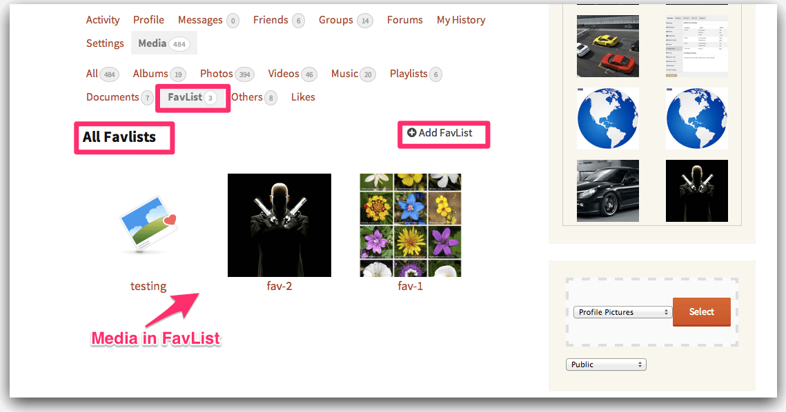favlist