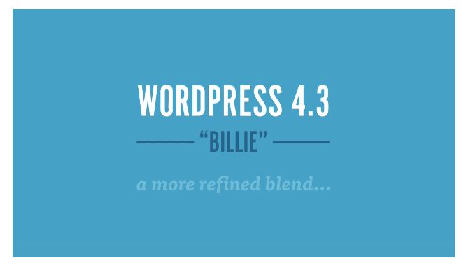WordPress 4.3