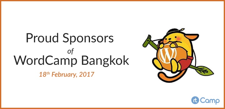 We are proud Sponsors of WordCamp Bangkok 2017
