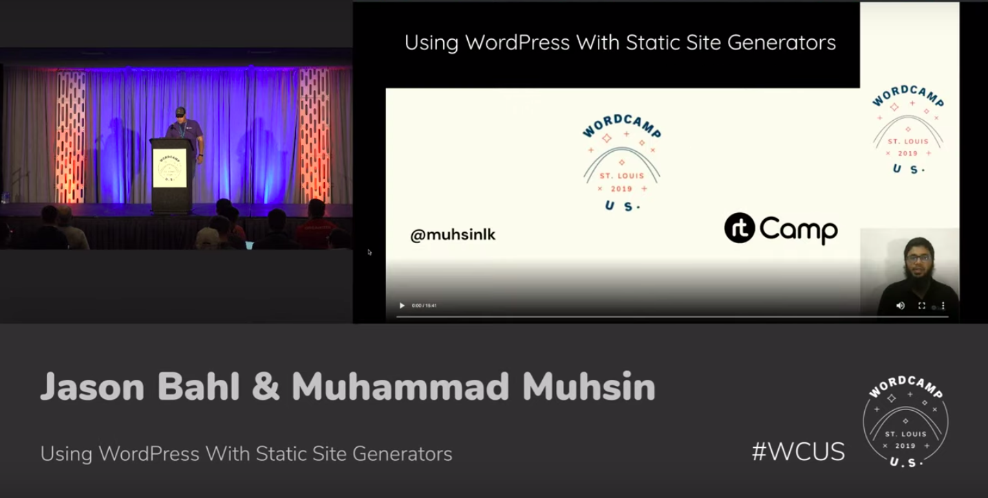 Speaking remotely at WordCamp US