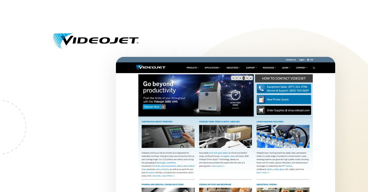 Replatforming Videojet from Adobe CQ5 to WordPress