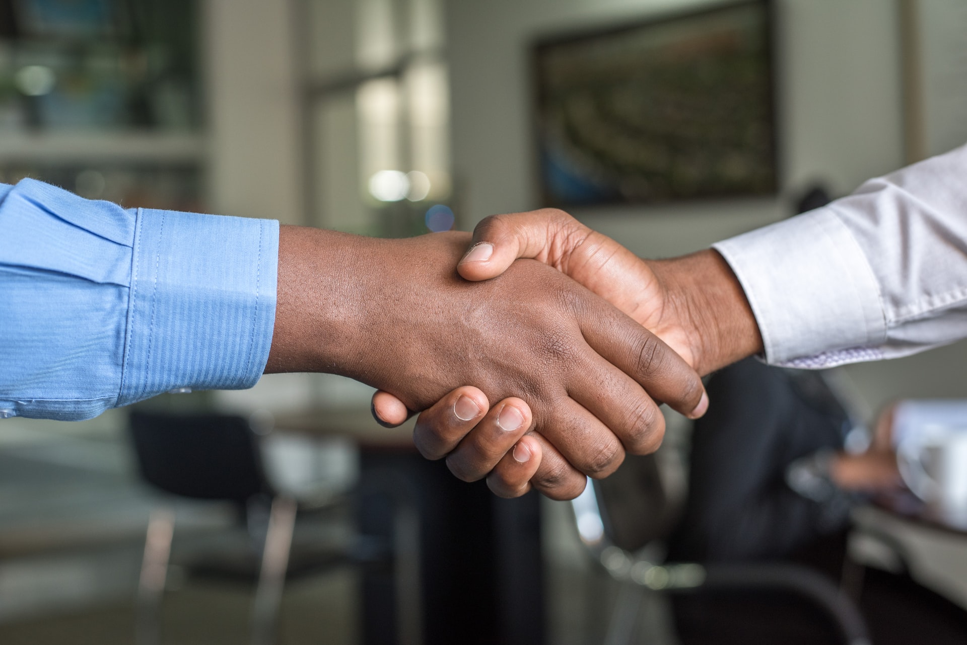 Photo of a handshake