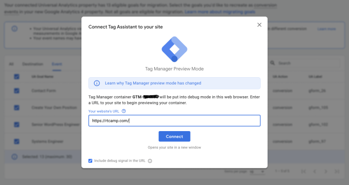 Connect Tag