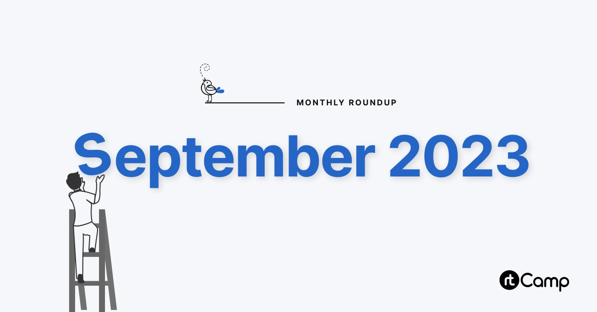 Monthly Roundup – September 2023