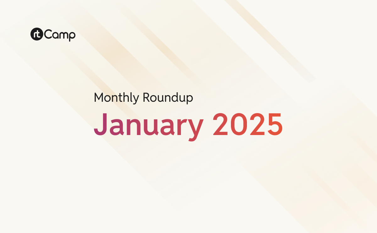 Monthly Roundup – January 2025