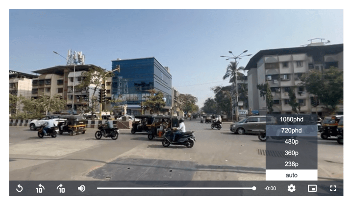 GoDAM Automatically Adjust Quality