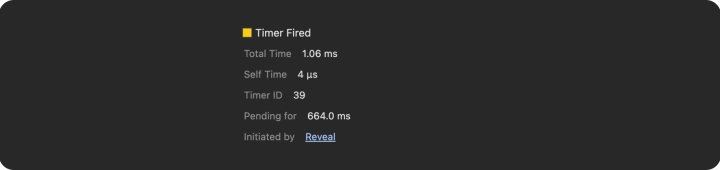 INP timer fired