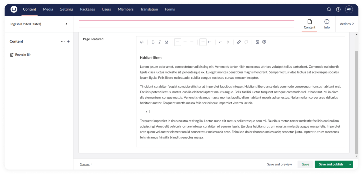 Umbraco Editor