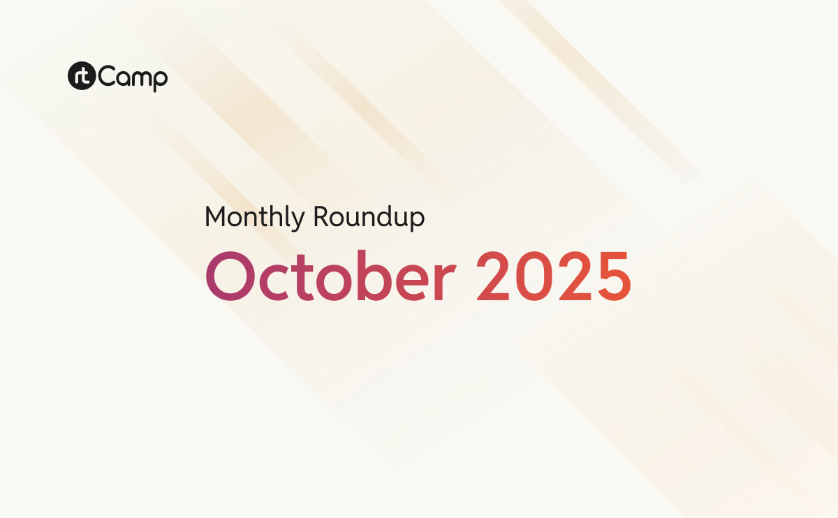 Monthly Roundup - October 2025
