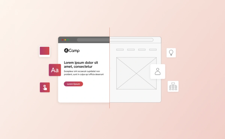 WordPress UI/UX design.
